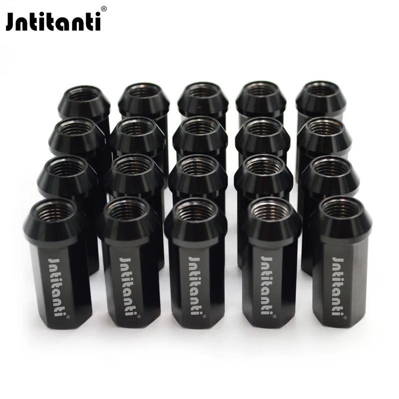 

Jntitanti High quality Gr5 titanium wheel rim lug nut screw M14x1.5x35/45/50mm close end
