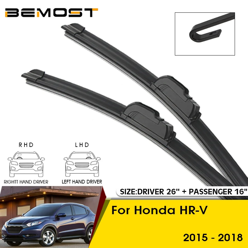 Car Wiper Blades For Honda HR-V 2015 2016 2017 2018 Windshield Windscreen Front Window Blades 26