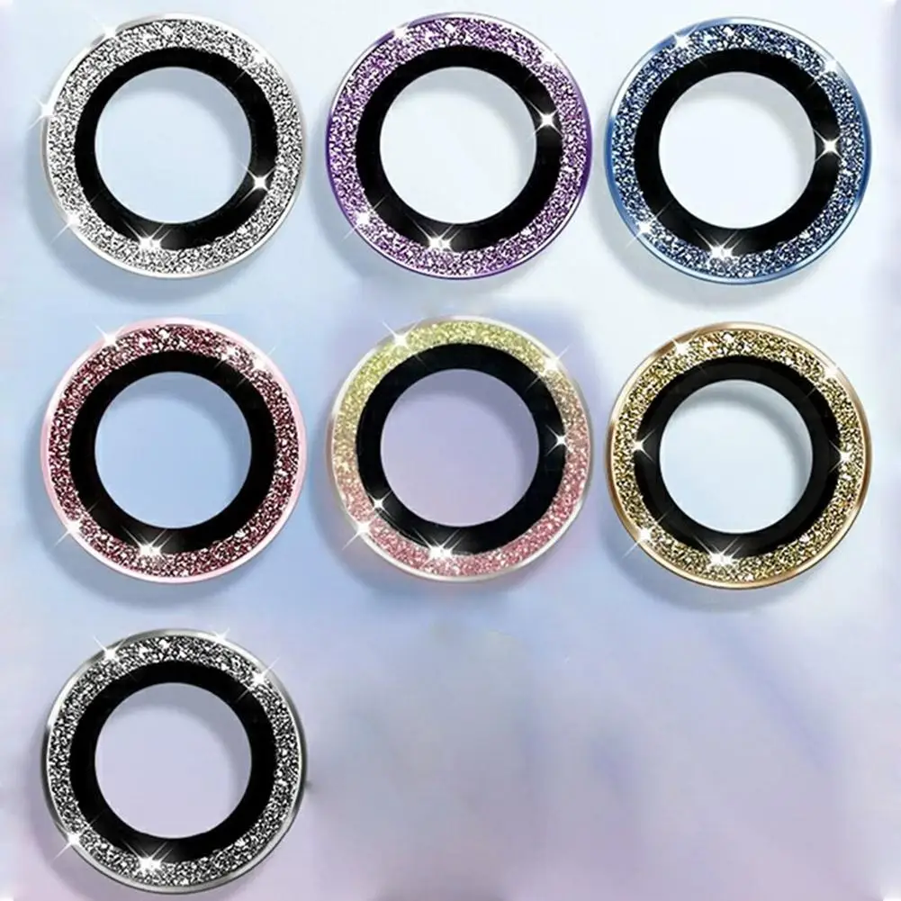 Glitter Lens Film for Samsung Galaxy Z Flip 6 Camera Anti Scratch Metal Eagle Eye Tempered Glass Camera Screen Protector Cover ﻿