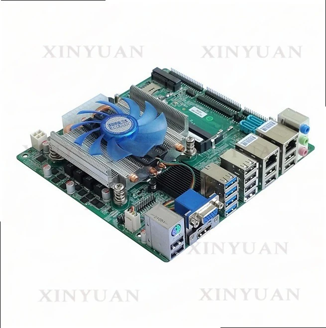 With serial firewall main board ELSKY H310 12 * RS232 ATX dual Gigabit network interface card QM3200 bare metal