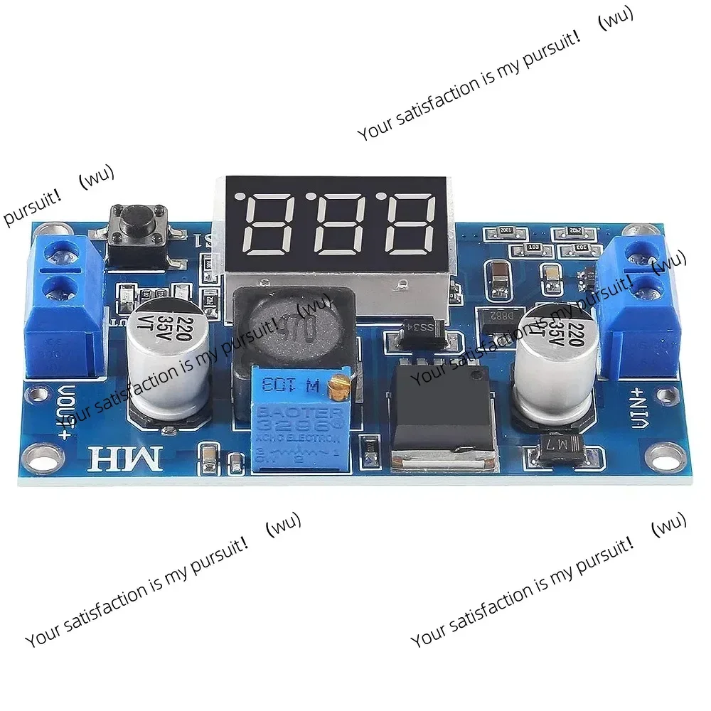 LM2596 DC Buck Voltage Regulator LED Display Voltmeter 4.0~ 40 to 1.3-37 V Buck Adapter, Adjustable Power Supply