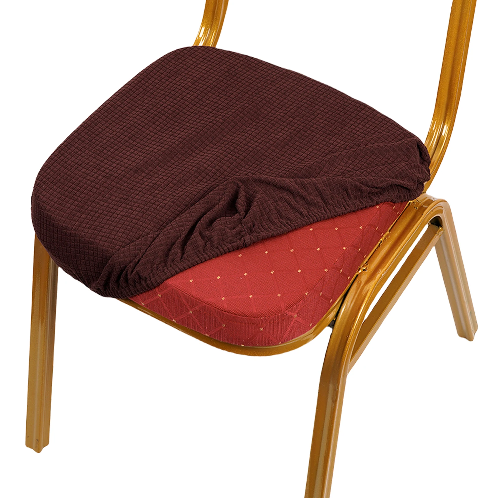 1/4pcs Seat Covers for Removable Washable Anti-Dust Dining Room Chair Seat Slipcovers Kitchen Chair Covers Cushion Slipcovers