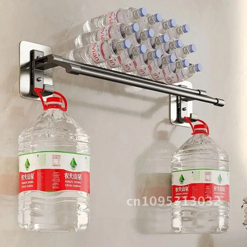 Handtuch Halter Zwei Schicht Bad Handtuch Rack Handtuch Bar Haken Selbst-klebe Bad Lagerung Rack Mit Küche Zubehör Organizer