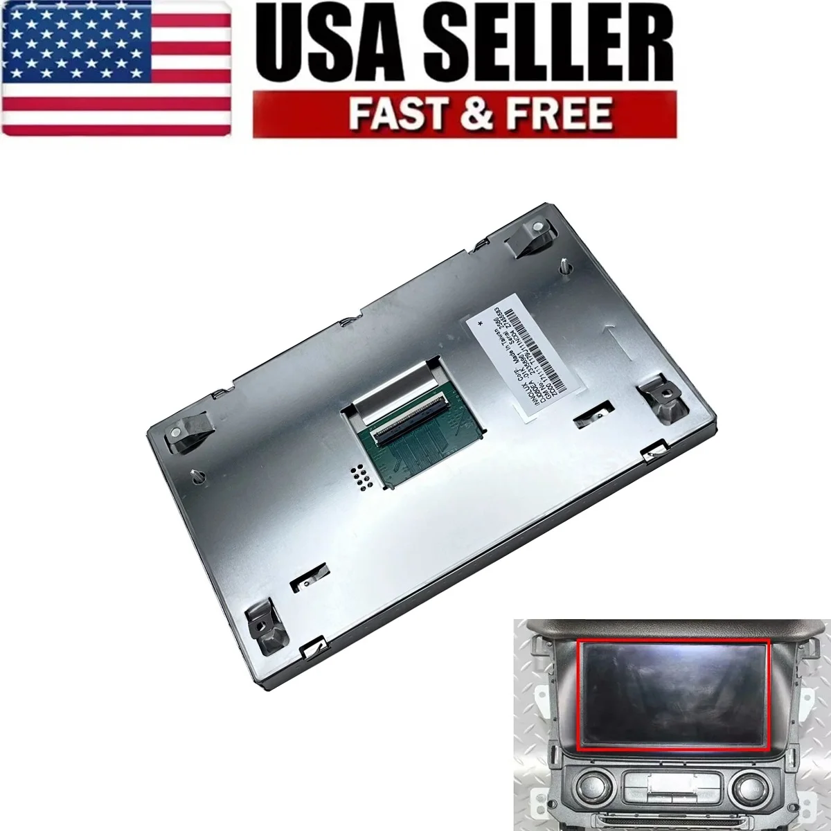 

DJ080EA-01K 8" LCD Display Touch Screen For Chevrolet S10 year 2020 Opel