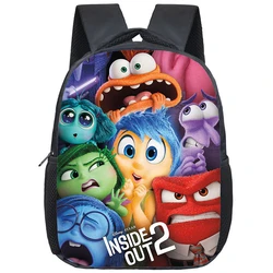 Inside Out 2 Backpack Cartoon Children's School Bag Kindergarten 3-5 Year Old Backpack Stationery School Supplies Kids Gifts