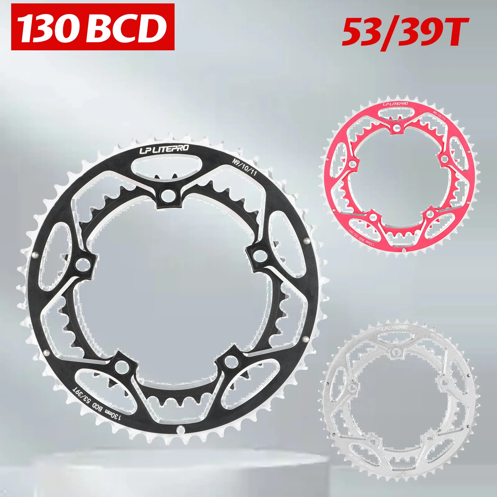 

Звездочка 130 Bcd 53 39 Двойная звездочка для дорожного складного велосипеда Звезда 130bcd Звездочка Корона 9 10 11 скоростей 5 отверстий Пластина