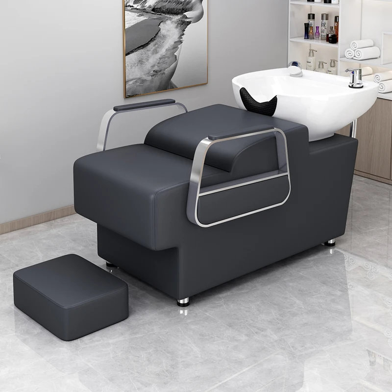 كرسي شامبو فاخر وبسيط وأنيق من Nique كراسي شامبو جمالية حديثة أثاث صالون Silla Para Salón De Belleza #5