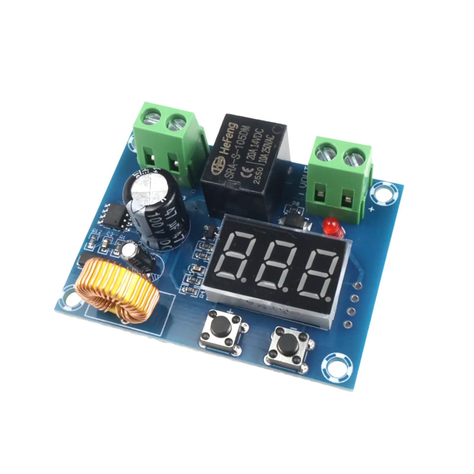 XH-M609 Low Voltage Disconnect Switch 12V-36V Battery Discharge Protection Module with LED Display for Lithium & Lead Battery
