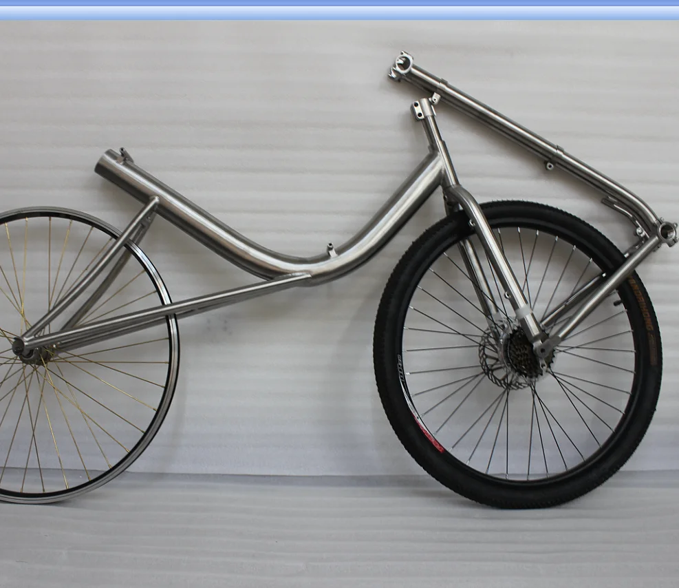 Made Titanium Recumbent Bike Frame With High Quality