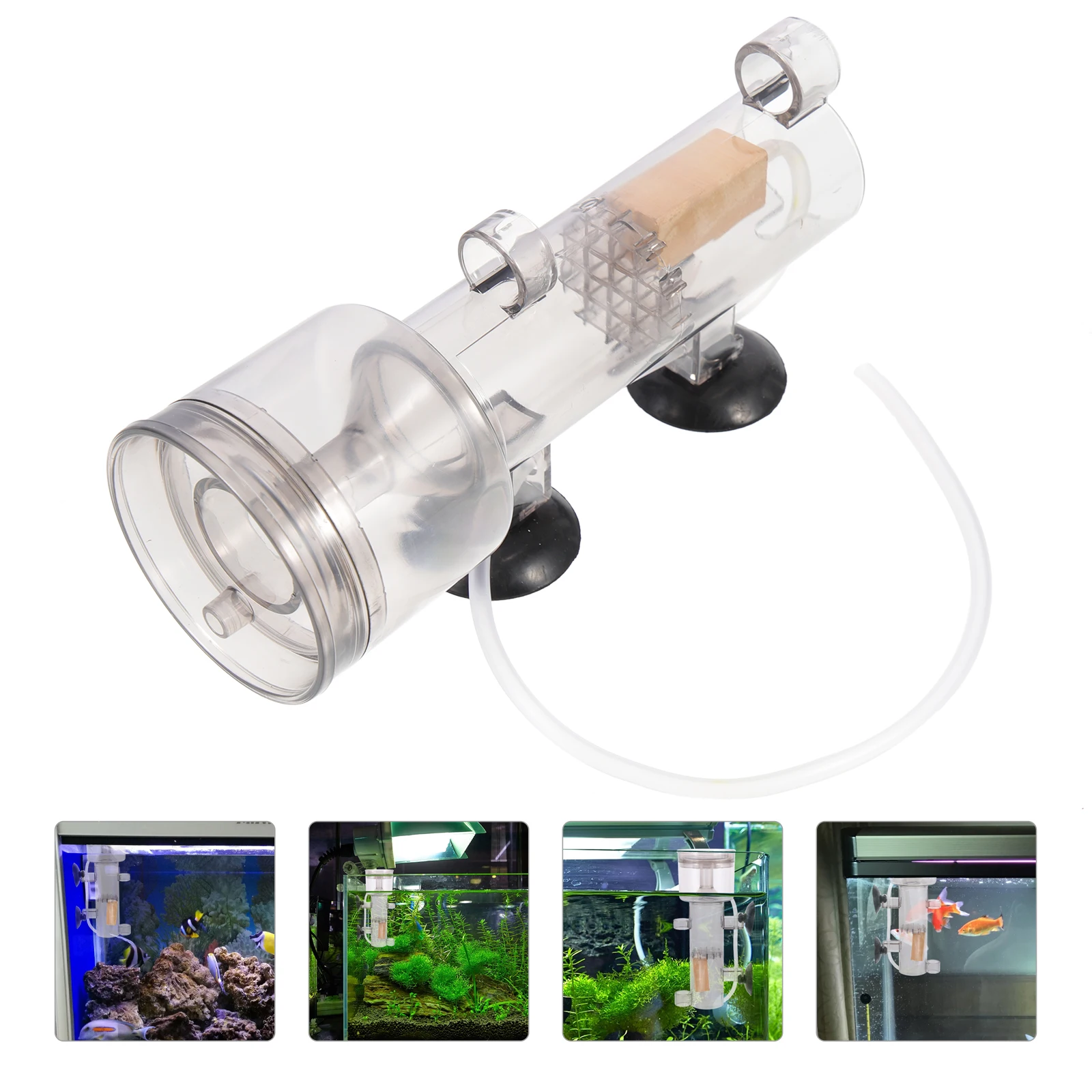 

Protein Skimmer Sturdy for Marine Tank Brine Mini Skimmers Saltwater Aquariums Cleaning Acrylic Fish Supplies