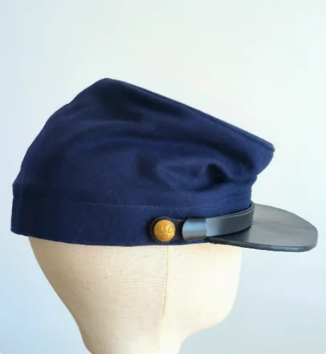 

Federal Kepi Hat Civil War Hat 1860s Retro Navy Blue
