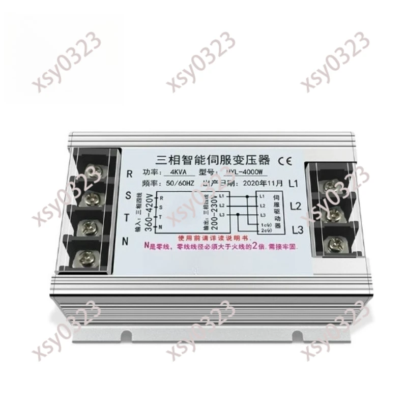 Three Phase Servo Transformer 380V 415V to 200V 220V 1-10KVA Intelligent Electronic Converter
