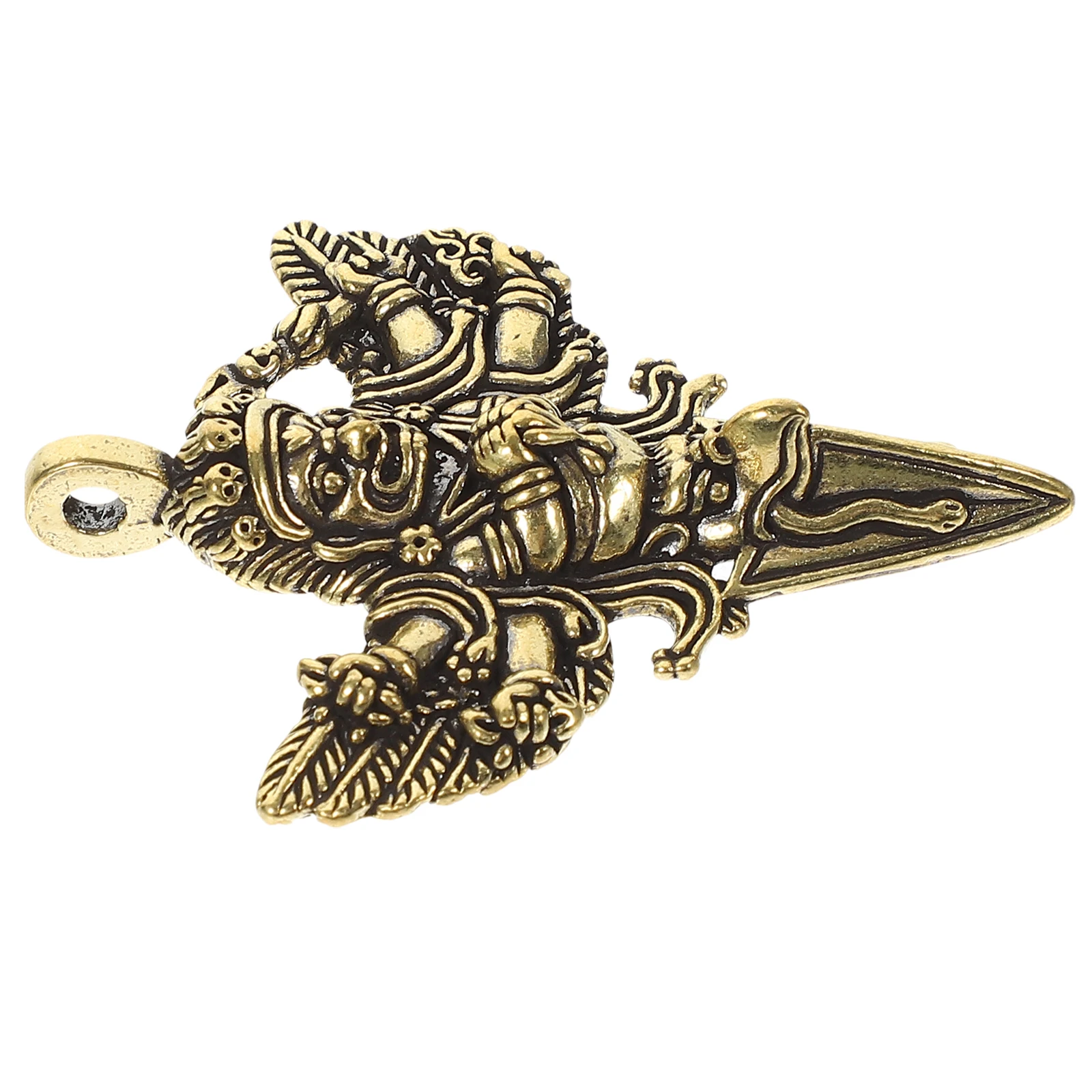 

Retro Pestle Vintage Decorative Keychain -Use Pendant Mini Vajra Keychain Ornament Religious Crafts Tibetan Style