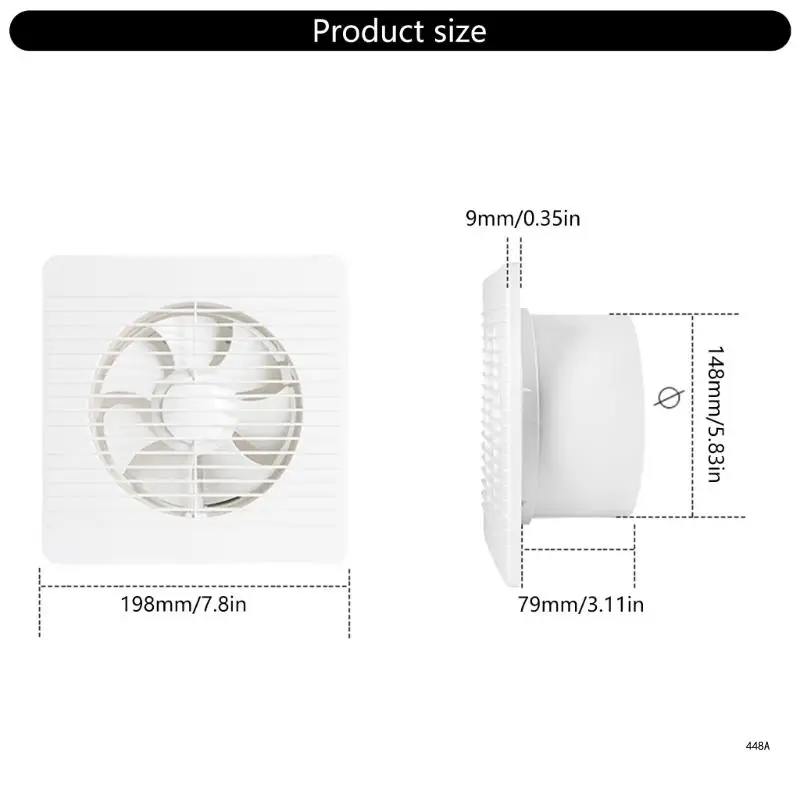 Stromlinienförmiger Inline-Ventilator. Luftstromlösung für Küchen und Badezimmer