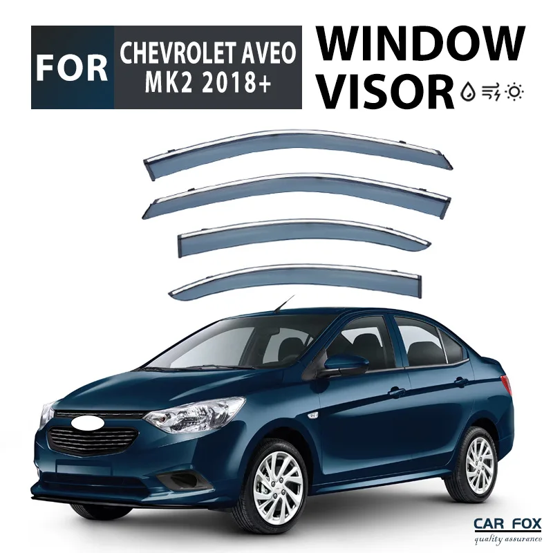 

For CHEVROLET AVEO 2005-2022 Car Window Visor Awning Shelters Windshield Side Window Rain Sun Shade Auto Accessories Car Styling