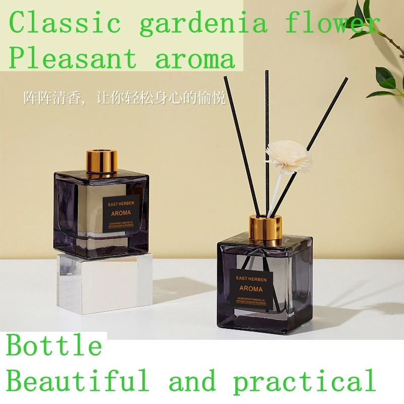 

Gardenia aromatherapy 200ML square large bottle of fire-free vine branch fragrance air freshener no smell