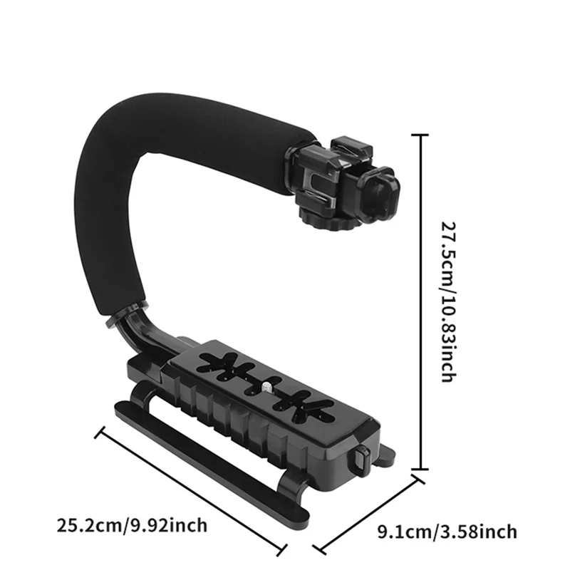 AA08-U-Shaped Handheld Follow Shooting Stand Set Expansion Mount Bracket For DJI Mavic 4 Pro Drone Modification For RC Pro2