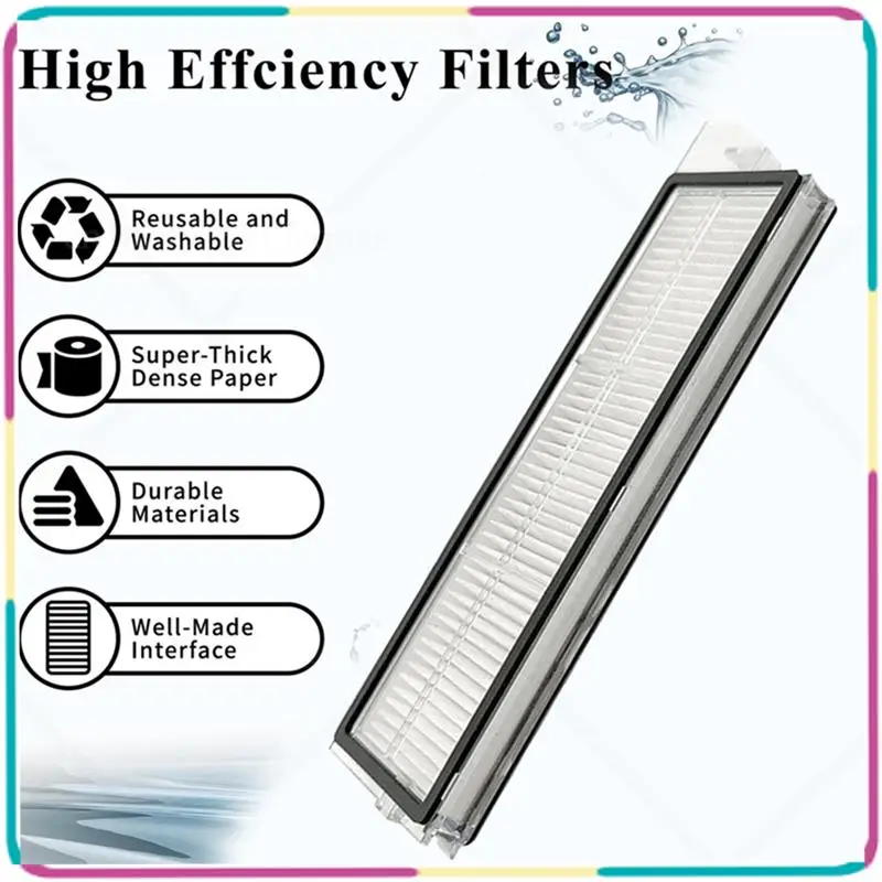 

B13C 33PCS For Roborock S8 Maxv Ultra G20s Robot Vacuum Parts Main Side Brushes Mop Cloths HEPA Filters Dust Bags Accessories
