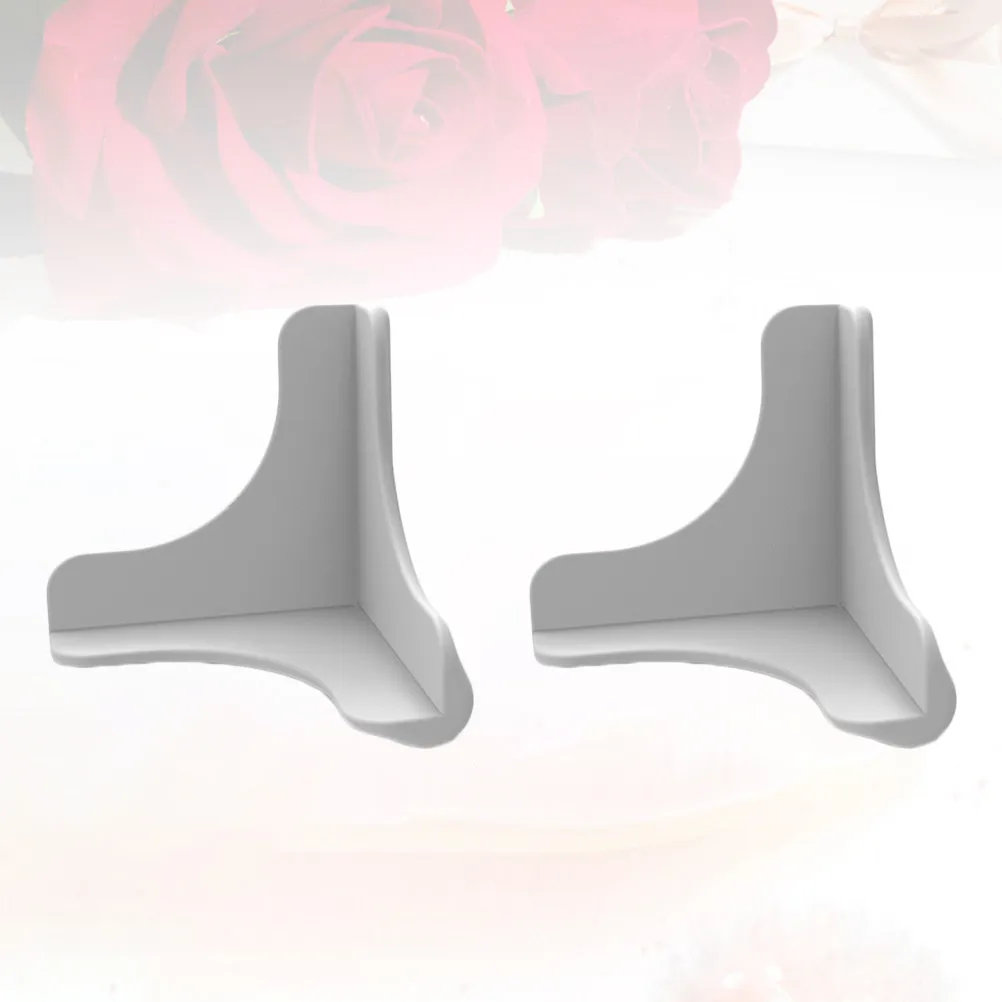 

4Pcs Baby Safe Corner Protector Soft Silicone Desk Table Edge Guard Furniture Home Grey Desk Protector Corner