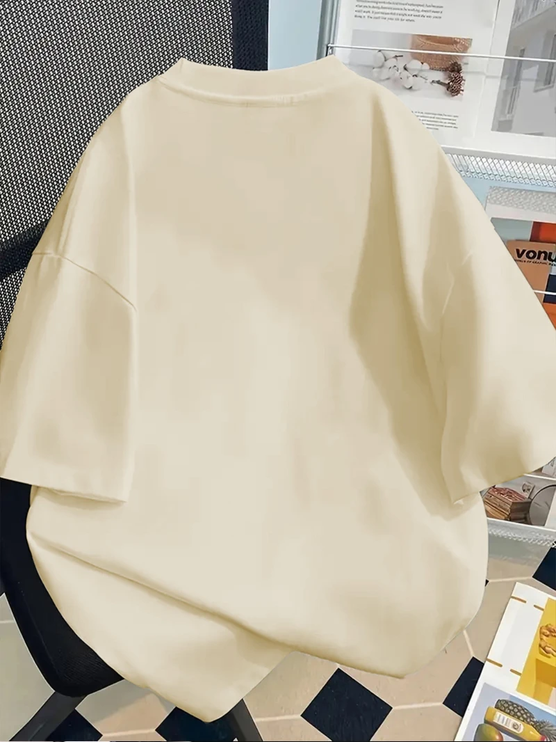 Sanrio Genuine Women's Casual Short Sleeved T-shirt, Hello Kitty Printed Short Sleeved, Loose Round Neck Top, Spring/summer Top