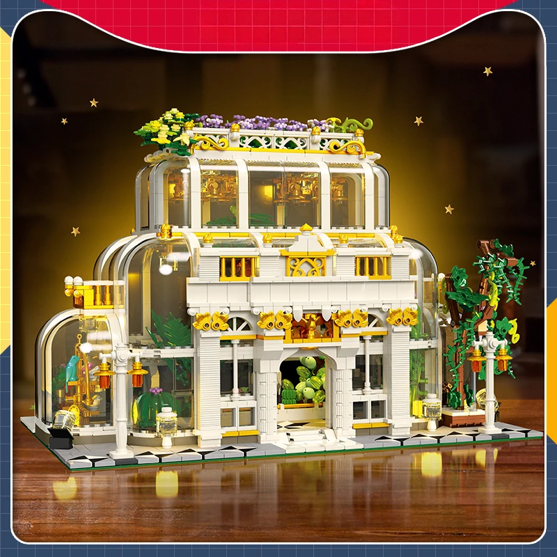 

Creative Expert Modular Buildings MOC 9044 Neoclassical Botanical Garden Model 2231PCS Building Blocks Brick Toys for Kids Gift