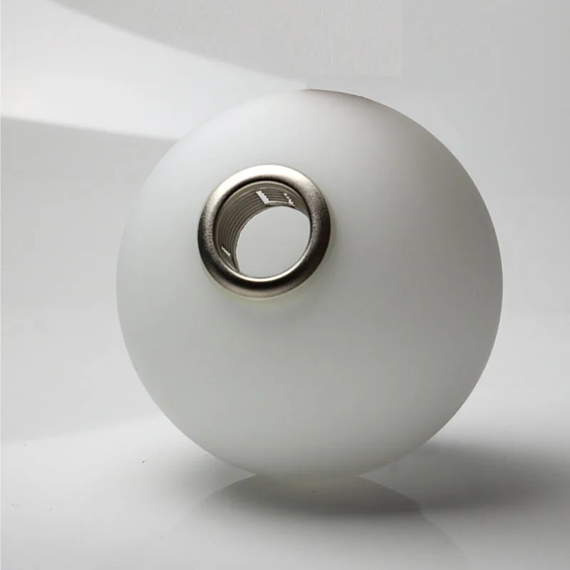 2PCS Lighting Replacement Lampshade 4Inch(10CM) Milky White Glass Dome Cover Round Globe for G9 E14 E27 Bulb Replacement