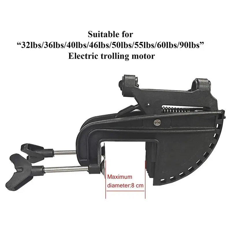 A20F-Electric Trolling Motor Stent Bracket& Hinge Assembly Electric Outboard Motor Stent