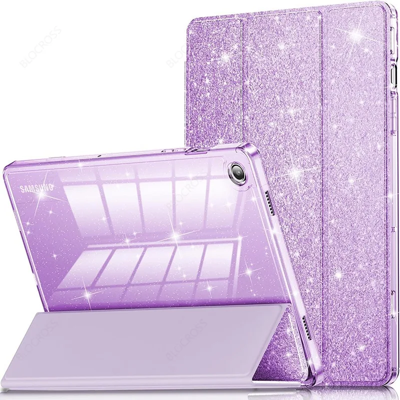 Für Samsung Galaxy Tab S9 11" S11 S10 Lite S9 S10 FE 10,9 Hülle mit Stifthalter Tab A11 A9 Plus 11 8.7 Smart Sparkling Cover – Detail 18