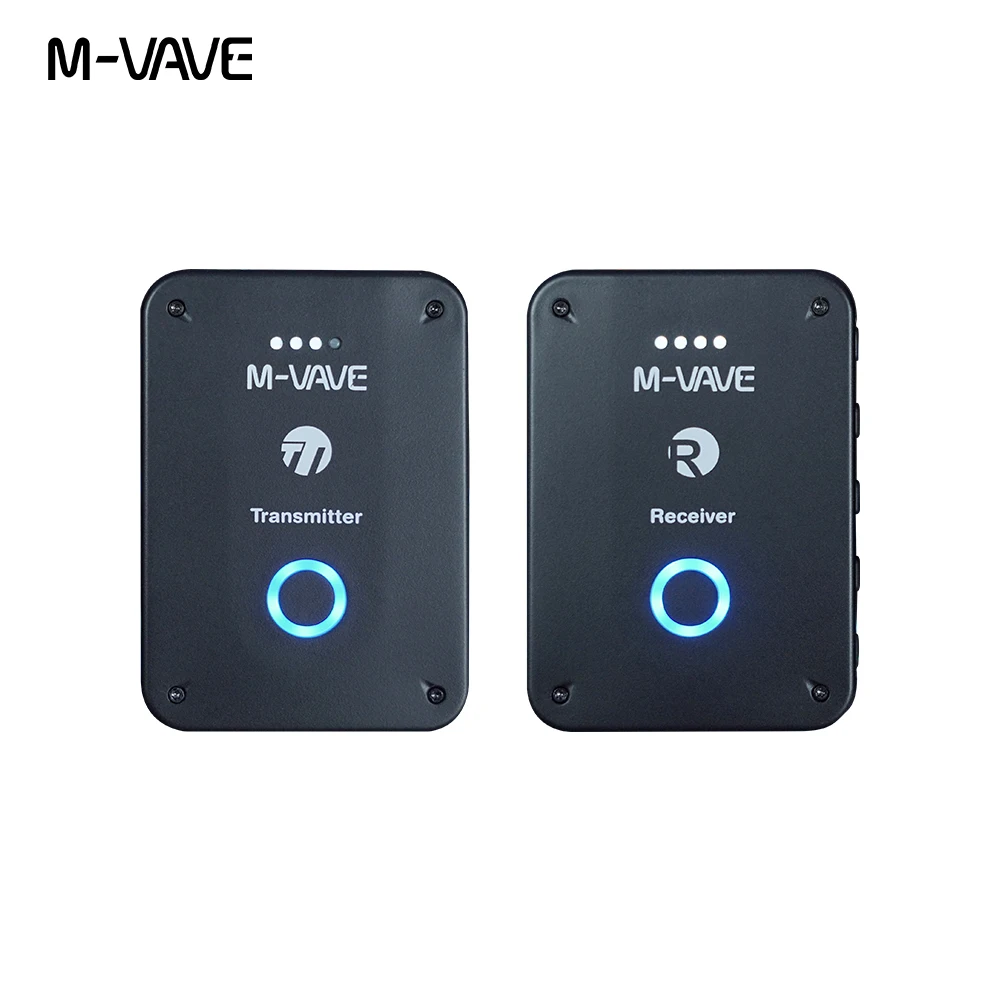 M vave WP-9 Wireless Earphone Monitor 2.4GHz ISM Transmitter Receiver Support Stereo Mono Recording Function Rechargeable