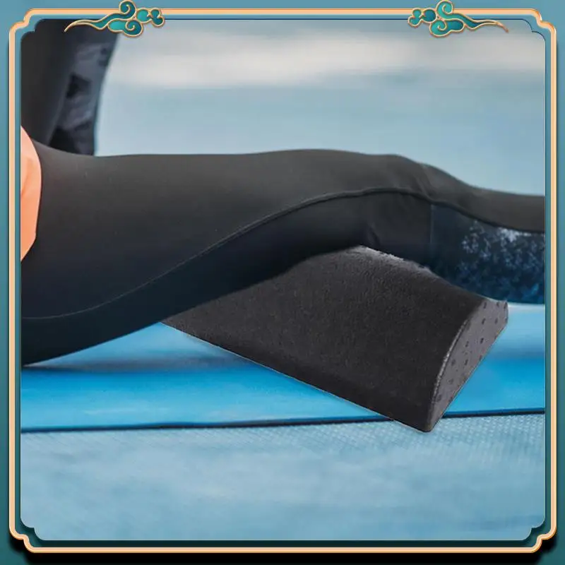 ABMV-2X أسطوانة اليوغا نصف دائرية معدات اللياقة البدنية اليوغا رغوة الأسطوانة الأسود اليوغا الطوب