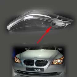 For BMW E60 E61 2008-2010 5 Series 525i 530i Headlight Lens Cover with hole