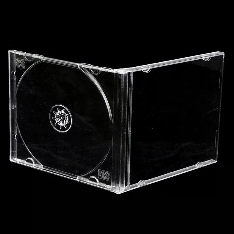 1pcs Case Case, Readstar Transparent Single Piece Disc Cd Thickened Dvd Box, Box Plastic For Daily Use