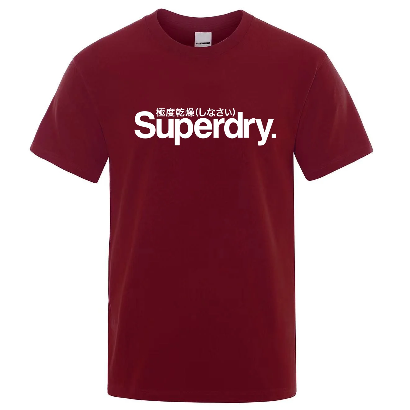 Superdry Printed Men\'s Summer 100% Cotton Comfortable, Breathable, Casual, Fashionable Retro T-shirt Outdoor Men\'s Street Clothi