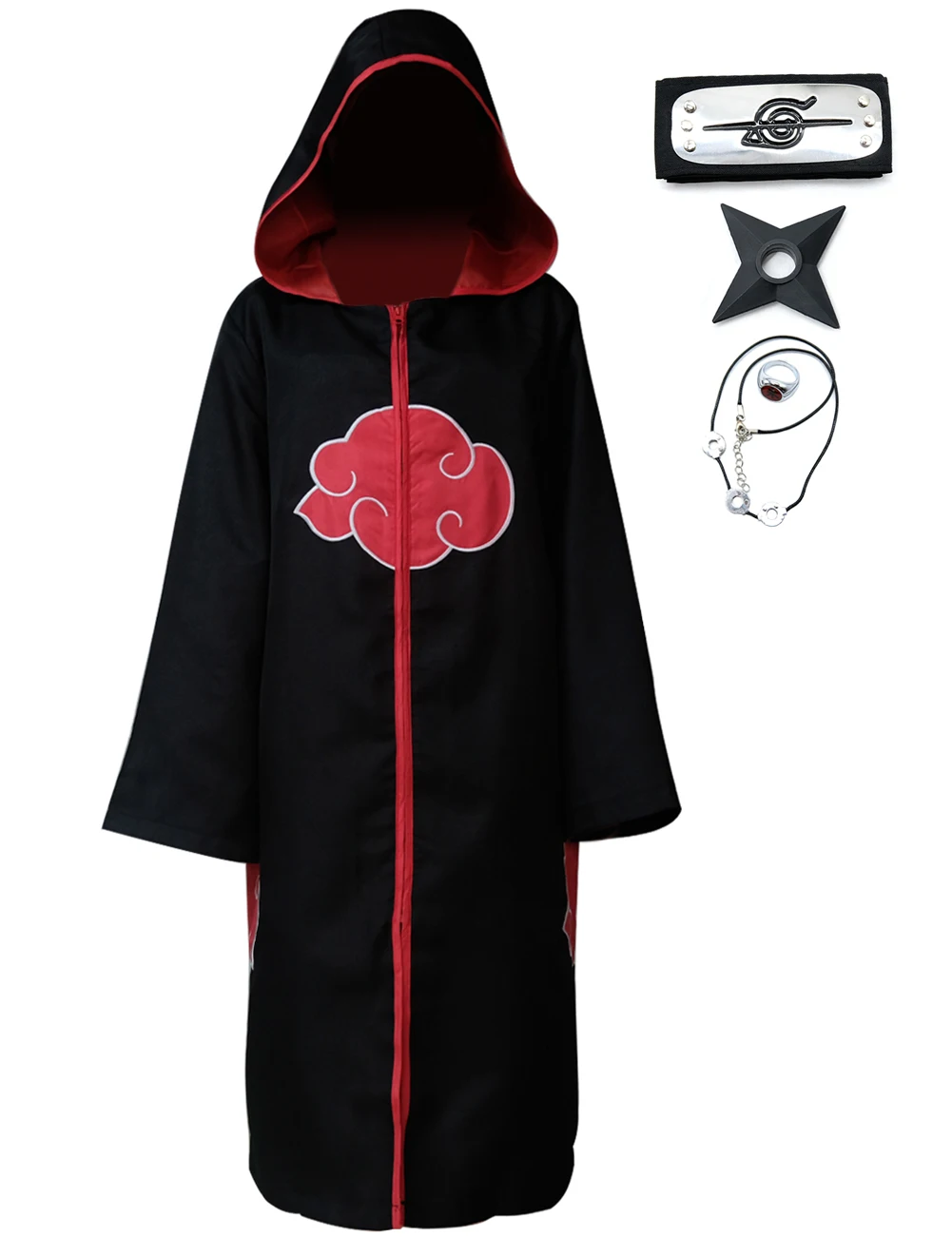 

Halloween Black Robe Cloak Carnival Role Playing Costumes and Accessories