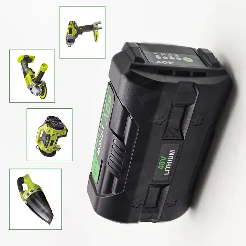 

For Ryobi 6.0Ah/8.0Ah 40V Li-Ion Rechargeable Battery For Ryobi RY40502 RY40200 40V Cordless Power Tools Battery OP4050