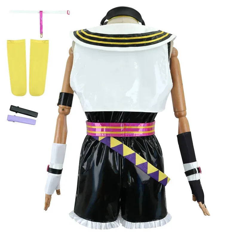 【Wetrose】 Kostum Cosplay Muse Dash Len Set Lengkap Kulit Lucu untuk Panggung dengan Wig Halloween Natal