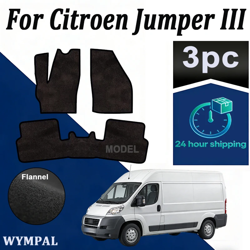 tapis-en-velours-de-nylon-pour-camion-de-livraison-citroen-jumper-iii-2014--noir