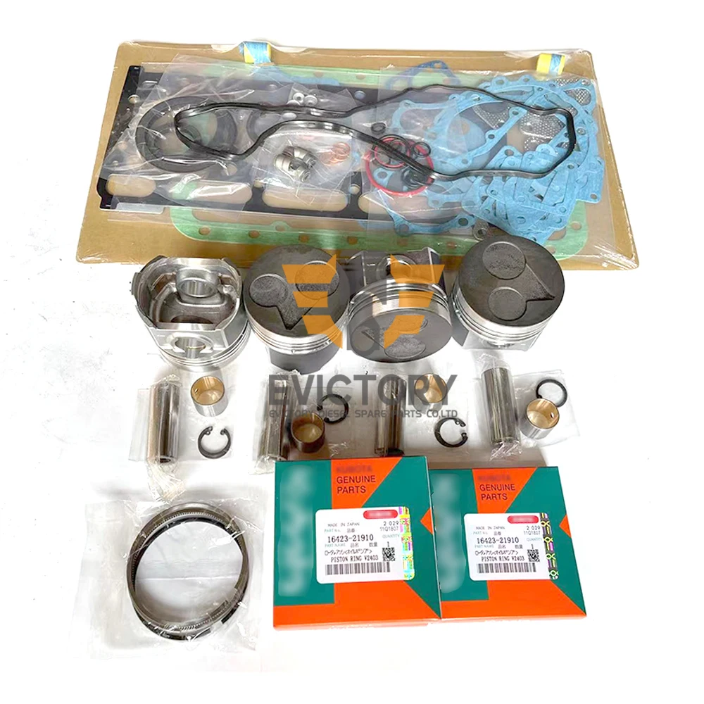 

For kubota V2403-T V2403M V2403DI overhaul rebuild kit cylinder head assy complete