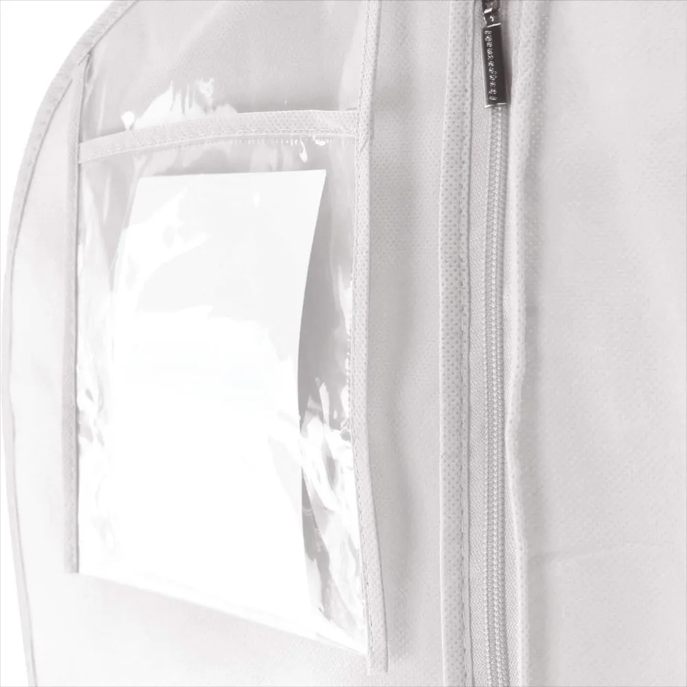 183cm Wedding Dress Garment Bag with Zip Long Waterproof Protective Shield Double-layer Thickened Wedding Dust Cover Coats