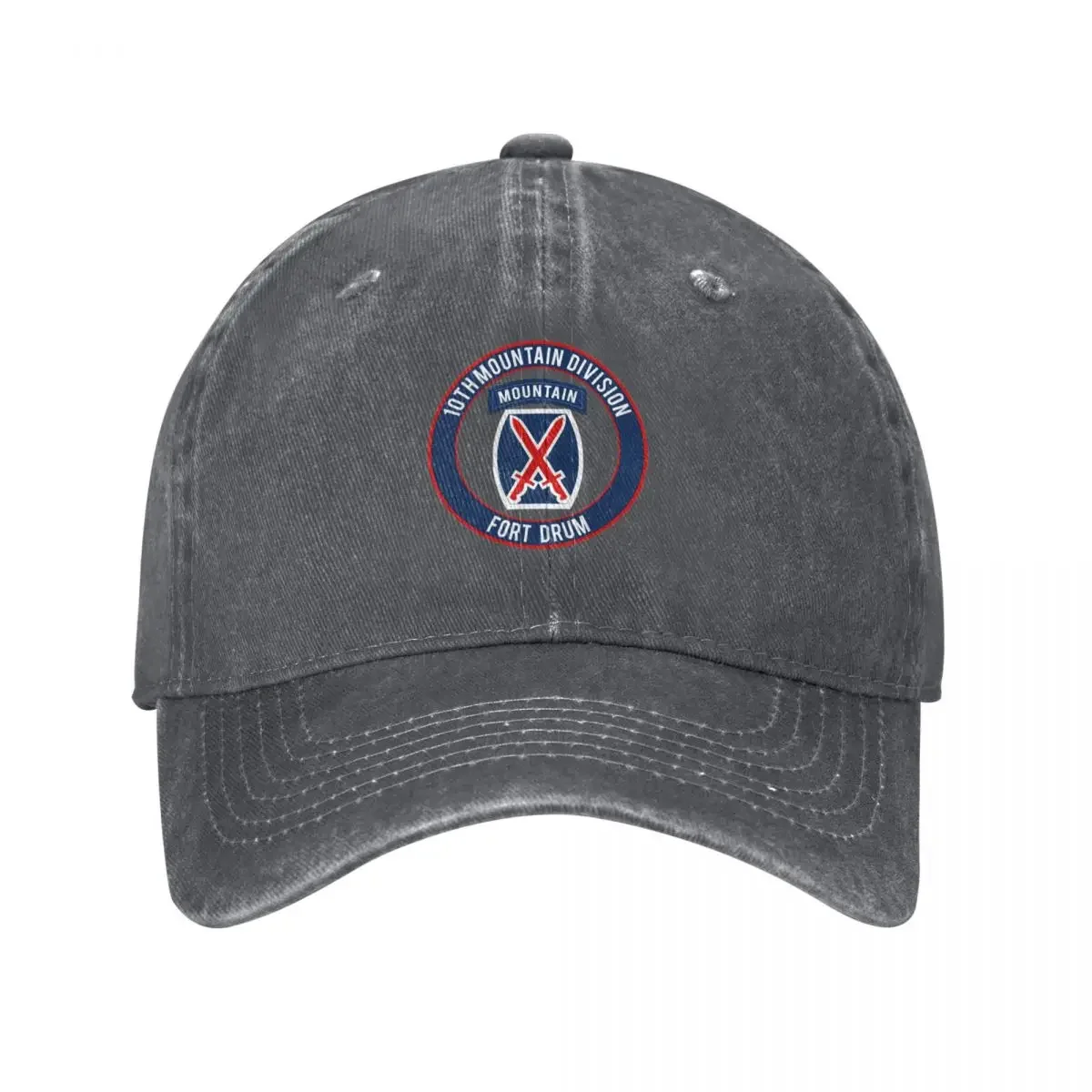 

Fort Drum , 10th Mountain Division Baseball Cap hiking hat fishing hat Women's Beach Outlet Men's