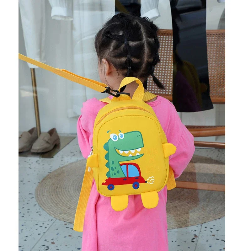 Cute Kids Cartoon Mini Dinosaur Anti Lost Backpack Bag Kindergarten Boys Girls School Bag Schoolbag for Children