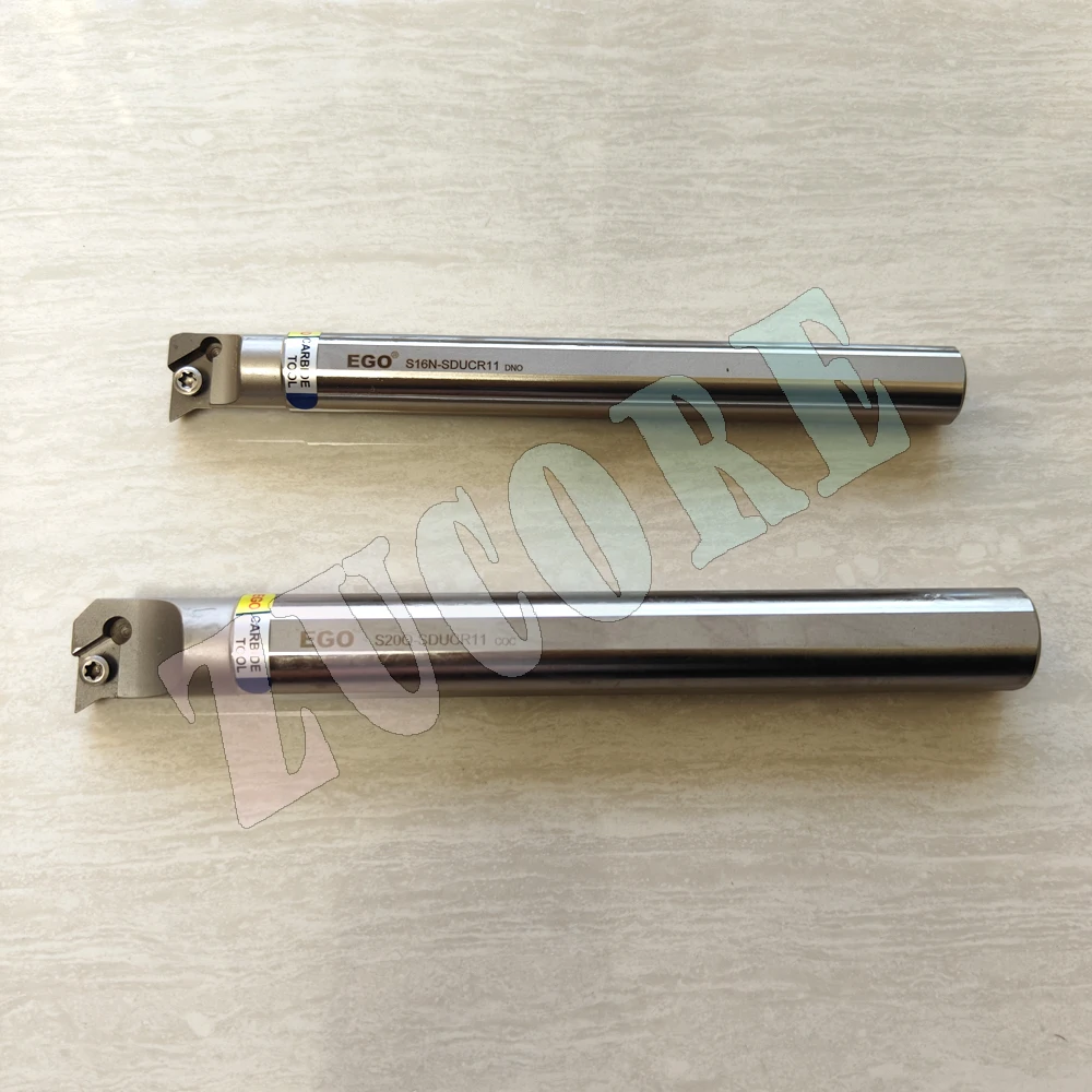 Portautensili CNC con barra antivibrante EGO 95 °   S16N--SDUCR11 160mm S20Q-SDUCR11 Tornio in metallo da 180 mm per la lavorazione DC**11T3** Ispezionata
