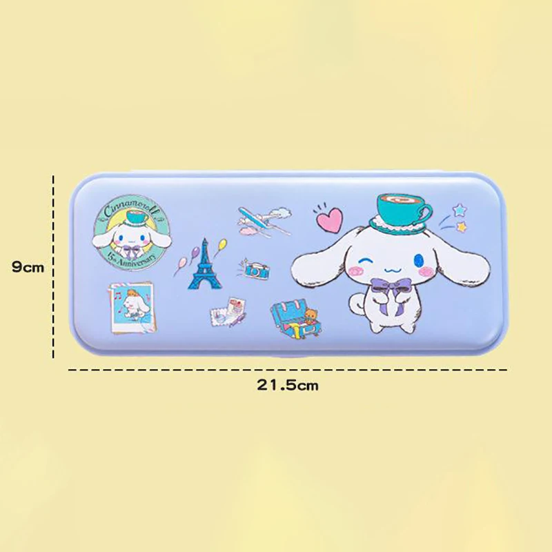 Sanrio Cinnamoroll My Melody Anime Kawaii Pencil Box Cute Cartoon Kuromi Students Large Capacity Pen Bag Stationery Kids Gifts