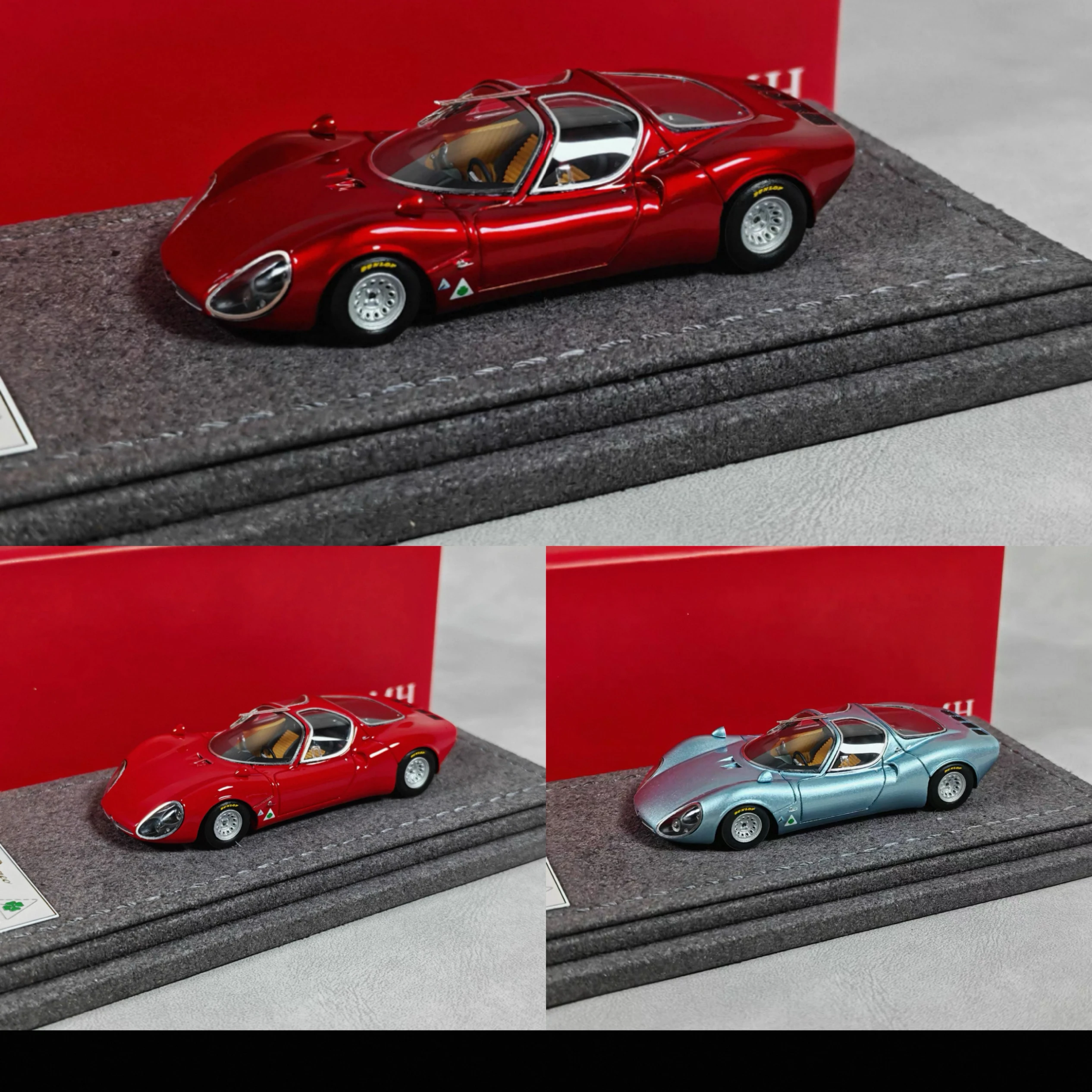 

DMH 1:64 Α Coefficient Romeo Tipo33 Stradale Resin Car Model Car Model