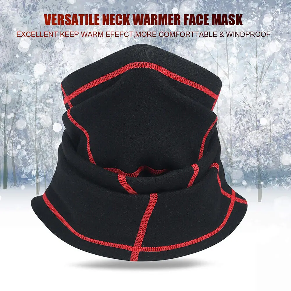 Inverno pescoço mais quente polar velo pescoço gaiter quente capa facial tempo frio máscara facial de esqui à prova de vento para homem e mulher