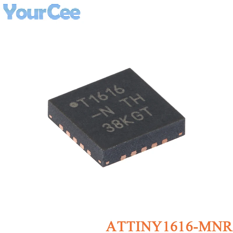 10pcs/1pc ATTINY1616-MNR QFN-20 ATTINY1616 tinyAVR 1 Series Microcontroller Chip IC Integrated Circuit Chip