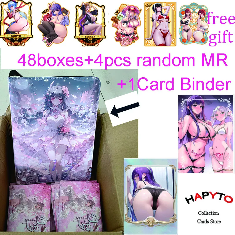 

Newest Dream Goddess Story Cards A6 SizeTcg Anime Girls Swimsuit Bikini Feast Booster Box Children Game Toys And Hobbies Gift