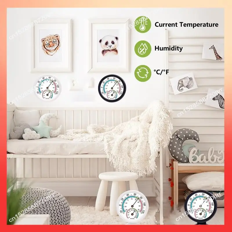 

ABNR 2 шт. мини комнатный термометр гигрометр 2 в 1 датчик температуры и влажности наружный монитор для стены