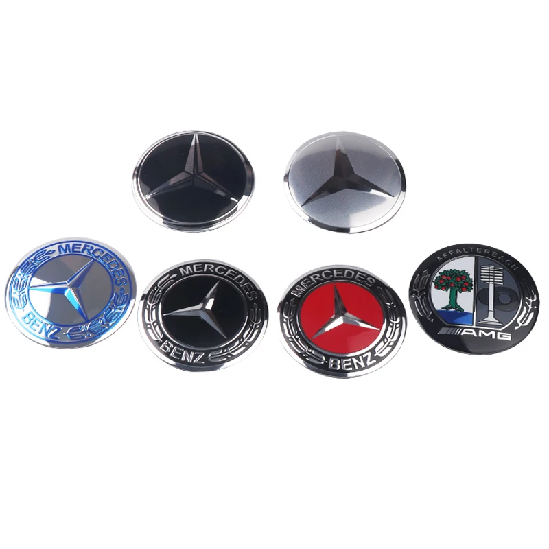 4Pcs 60/63/68mm Car Wheel Center Hub Caps Badge Cover For Mercedes benz A B C E G CLA GLK GLA CLASS AMG W221 W212 W176 W205 W177