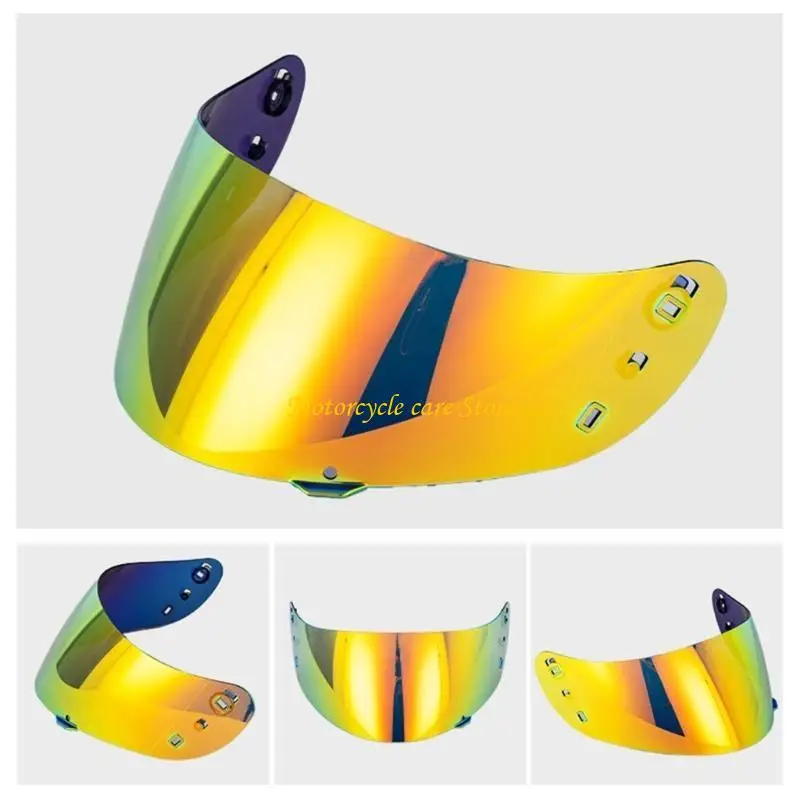U75F Motorcycle Helmets Shield Full Face Helmets Visors Lens for Icon IC-04 Helmets Shield Scratchproof Helmets Shield